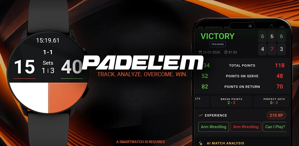 PADEL'EM - Padel Tracker screenshot